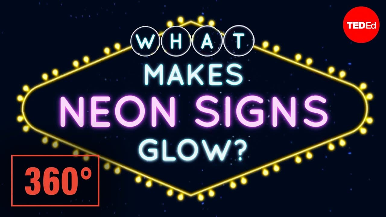 What makes neon signs glow? A 360° animation - Michael Lipman