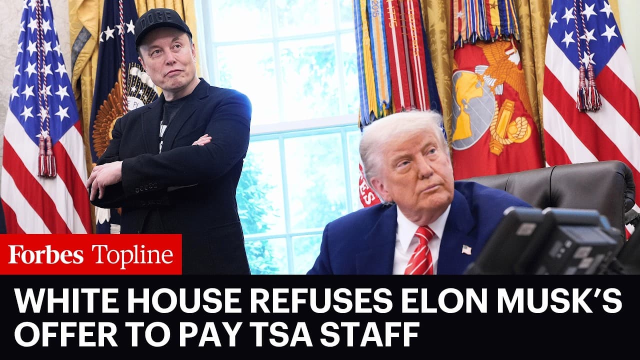 White House Refuses Elon Musk’s Offer To Pay TSA Staff Amid Partial Government Shutdown