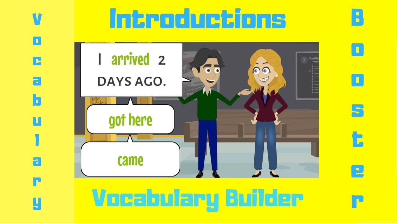 How to Introduce yourself Vocabulary Builder | Learn Natural ways to Introduce Yourself