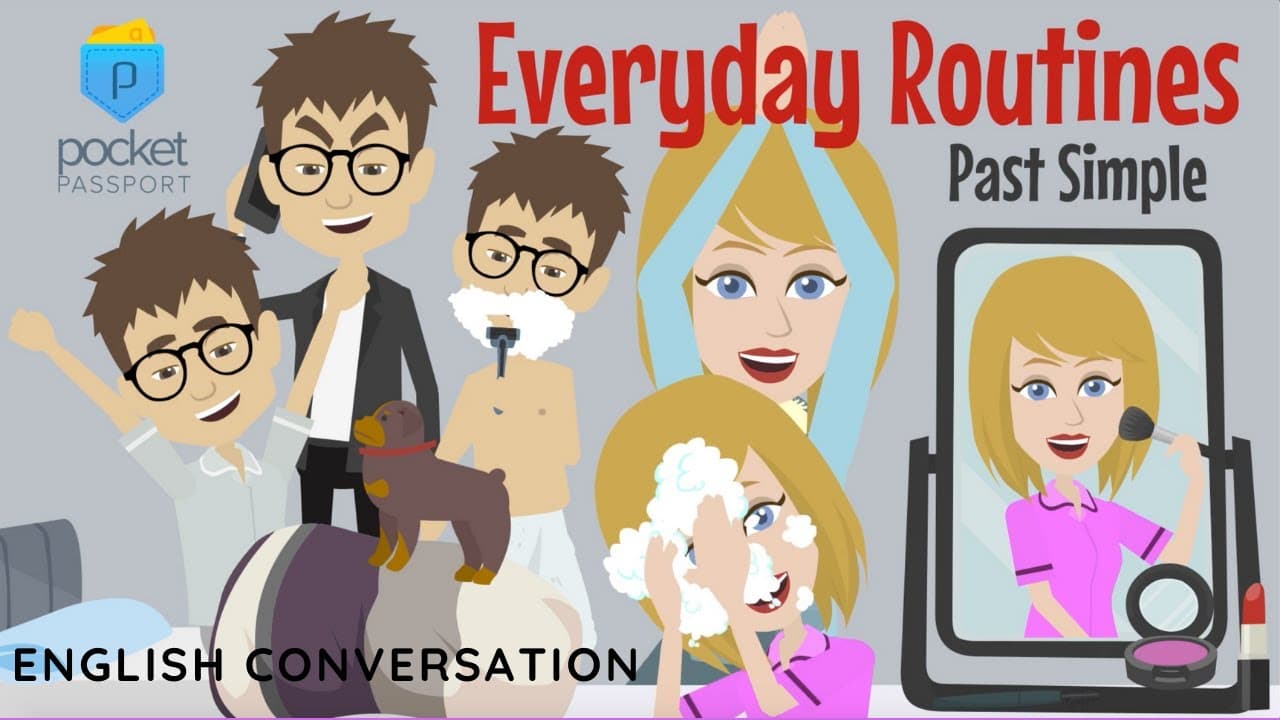 Past Simple Everyday Routines ESL Conversation