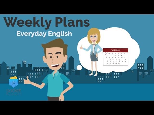 Weekly Schedule | My Plan
