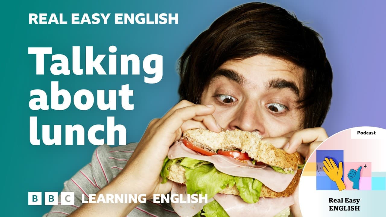 Talking about lunch 🥪🍴🥗 Real Easy English