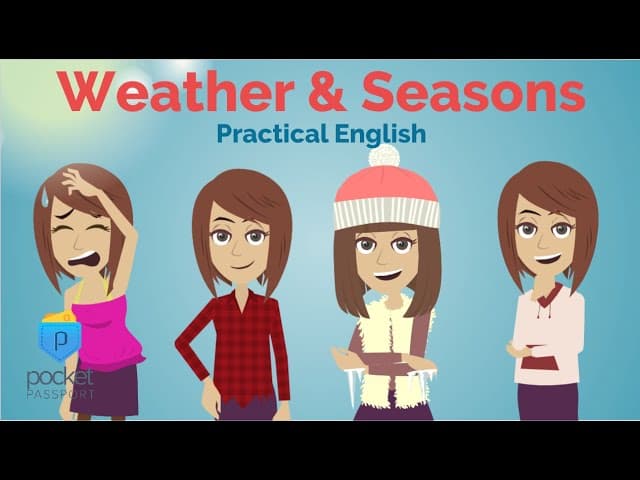 Weather | Four Seasons | English Practice